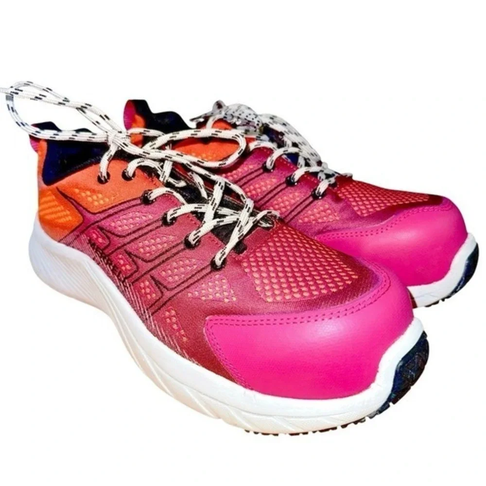 NEW Merrell Work Sneaker Women 7.5M Carbon Fiber Safety Toe Pink ASTM F2413-18EH
